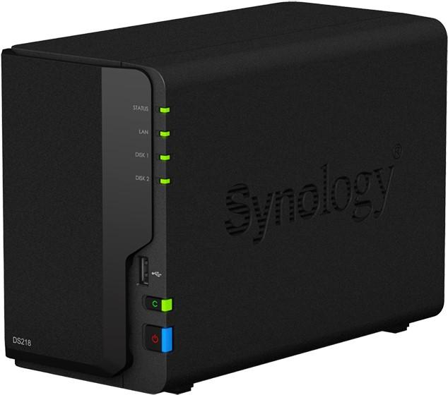 Actual product image Synology Ds218 (2 x 4 TB, WD Red Plus)