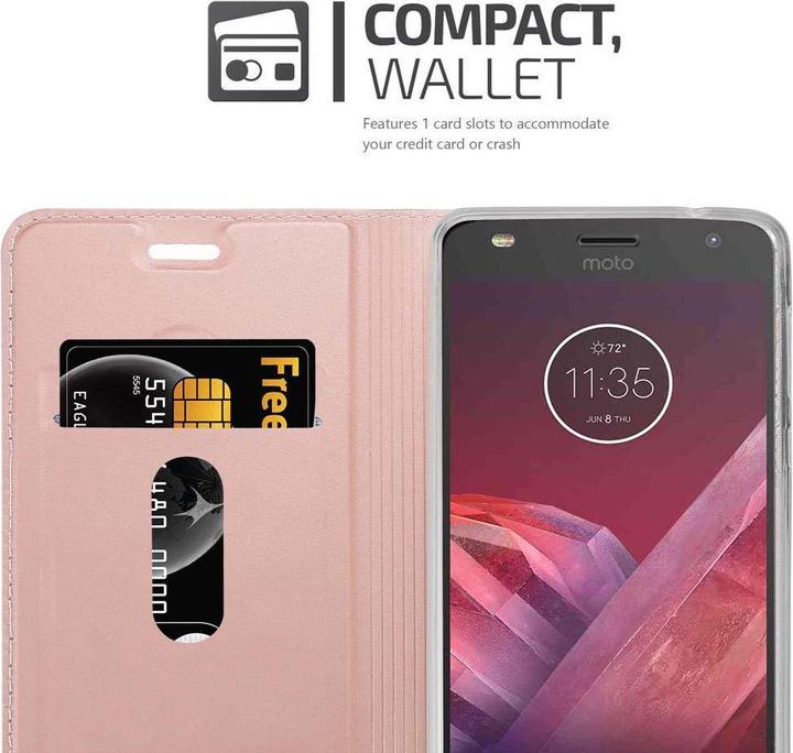 Produktbild Cadorabo Book Classy Style Cover (Motorola Moto Z2 Play)