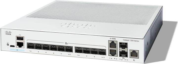 Produktbild Cisco CATALYST 1300 12-PORT SFP 2X10GE SHARED (12 Ports)