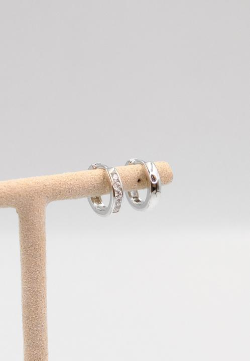Image du produit Muau Créoles (Or blanc 750/18 K)