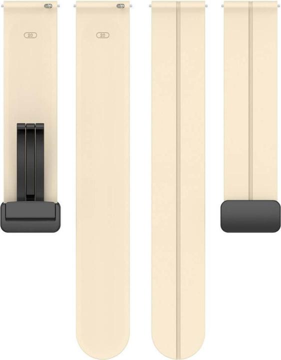 Produktbild Cover-Discount Silikon Ersatzarmband 20mm beige (20 mm, Silikon)