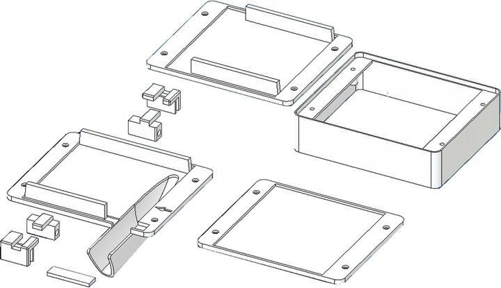Produktbild Multiplex Servohalter UNIVERSAL S (1Satz links/rechts)