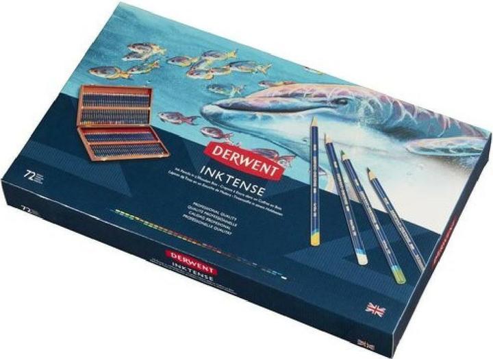 Actual product image Derwent Inktense Permanent Watercolour Gift Set (Multicoloured, 72 x)