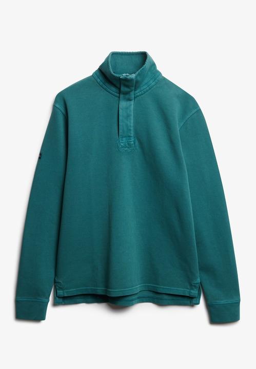 Immagine prodotto Superdry Klassischer Pullover mit halblangem Reissverschluss aus Baumwollpikee (XL)