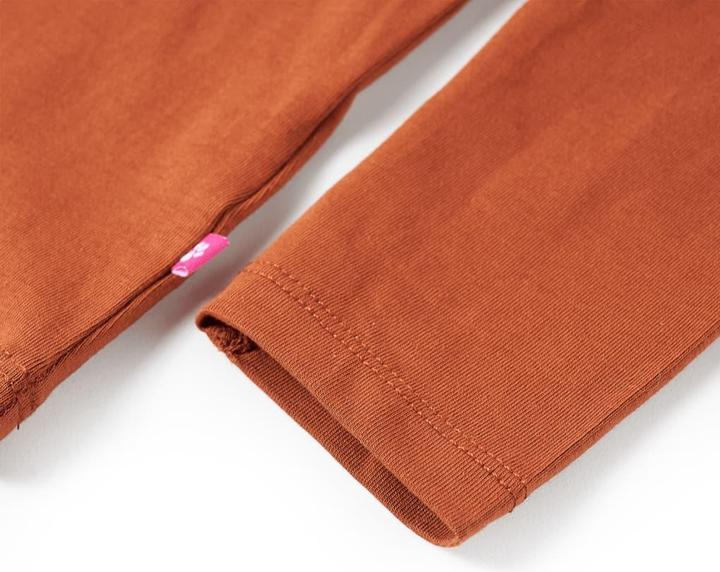 Immagine prodotto VidaXL Camicia da bambino a maniche lunghe Cognac 104,Materiale: 95 % cotone. 5 (104)
