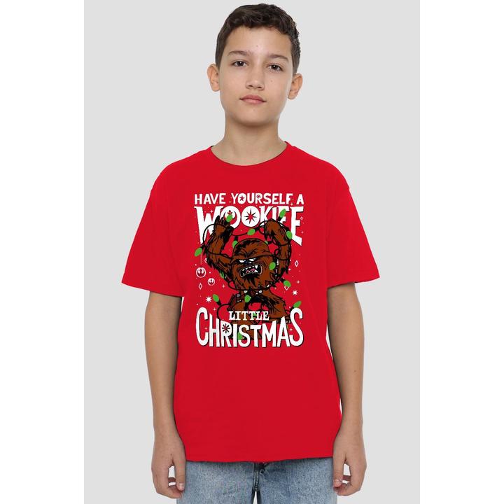 Produktbild Star Wars A Wookie Little Christmas TShirt (140)