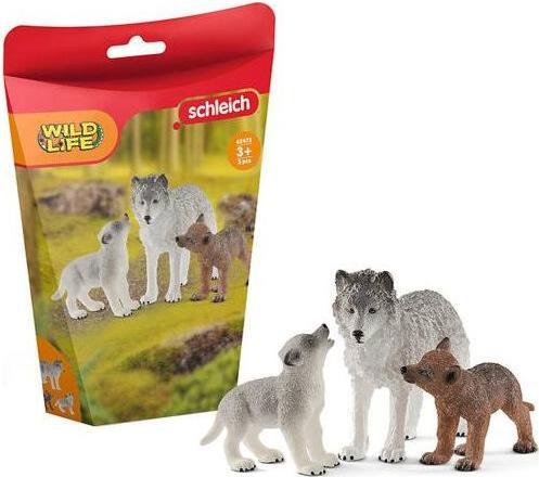 Produktbild Schleich Wölfin mit Wolfswelpen