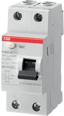 Actual product image ABB Residual current device switch 40A 30mA