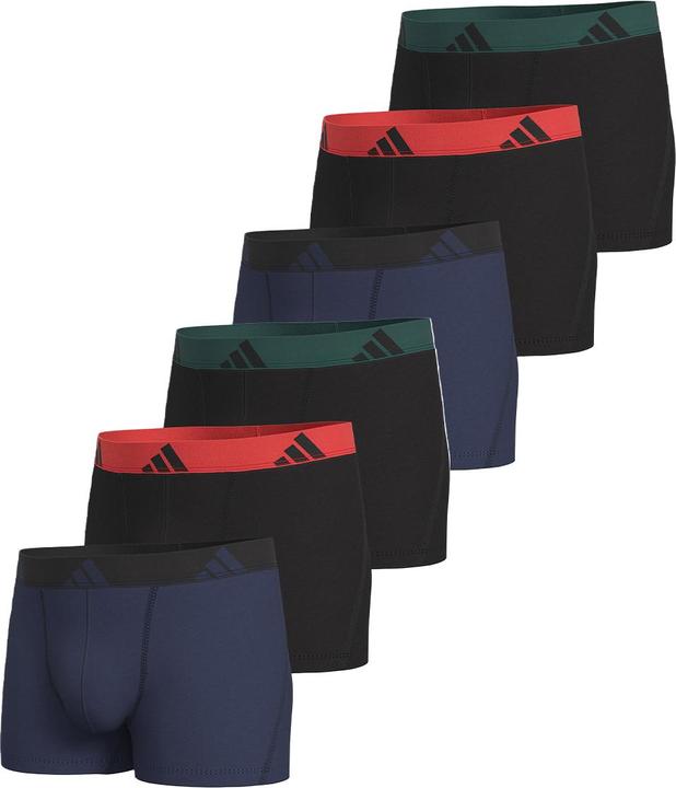adidas 6er Pack Active Flex Cotton Retro Short / Pant (M, 6er Pack)