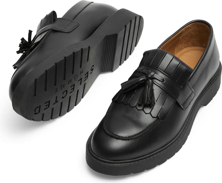 Produktbild Selected Homme Leder Kiltie Halbschuhe (41)