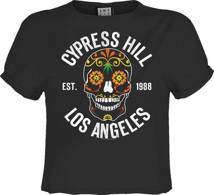 Produktbild Amplified Floral Skull kurzes TShirt (S)