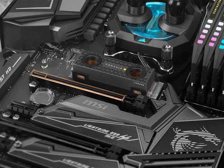 Actual product image Corsair MP600 PRO Hydro X Edition (2000 GB, M.2 2280)