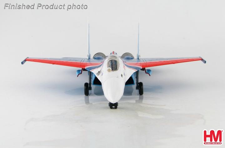 Actual product image Hobby Master Sukhoi SU-35S Flanker E Russian Knights 2019 metal model 1:72, HA5707B