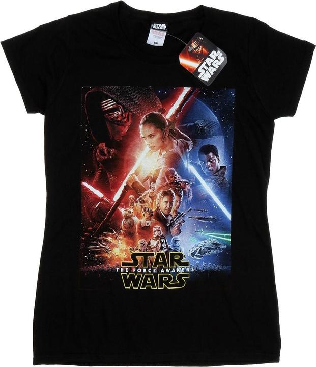 Star Wars Force Awakens Poster TShirt (XXL)
