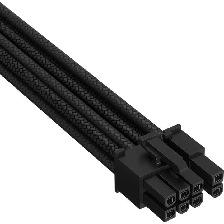 Produktbild Corsair Premium Individually Sleeved PCIe cable, Type 5 (Generation 5), BLACK