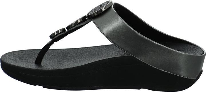 Actual product image Fitflop Halo Bead Circle Metallic Toe Post Sandals (41)