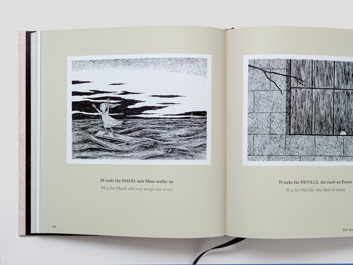 Actual product image Edward Gorey – Grossmeister des Kuriosen (German, Edward Gorey, Walter Moers, Oliver Schmitt, 2024)