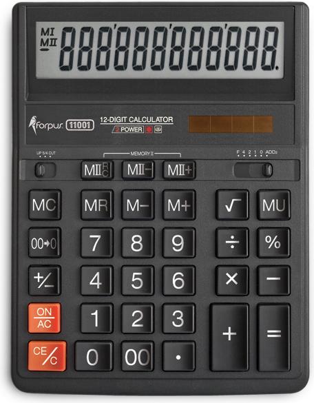Forpus Calculator 11001 (Solar cells, Batteries)
