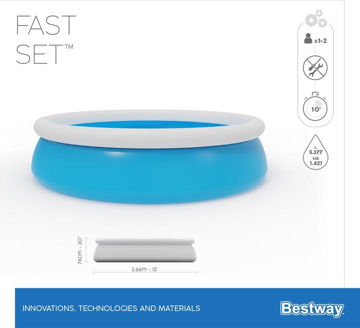 Actual product image Bestway Fast Set (Ø 366 x 76 cm)