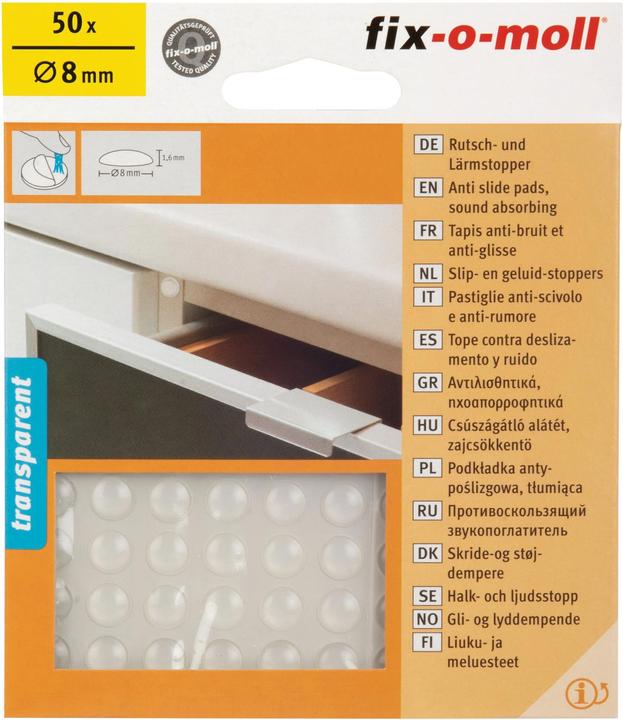 Fix-o-moll Antidérapant et antibruit (Curseurs en plastique, 50 pièce(s))