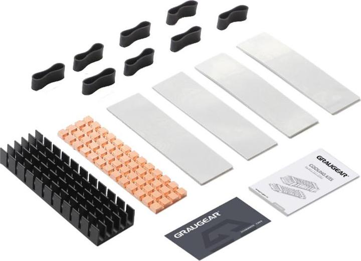 Actual product image Graugear Heat sink SSD M.2 2280 Alu + Copper