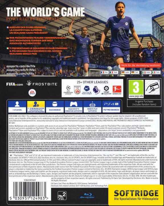 Actual product image EA Games FIFA 23 (PS4, DE)
