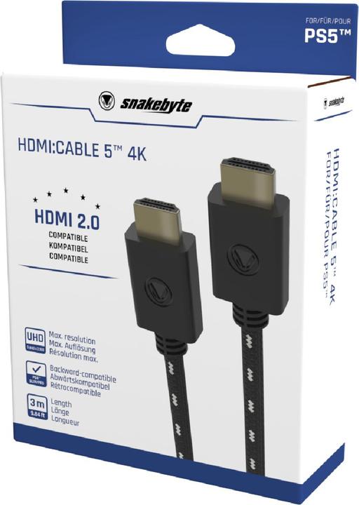 Produktbild EPE Snakebyte SB916120 HDMI-Kabel 3 m HDMI Typ A (Standard) Schwarz (3 m, HDMI)