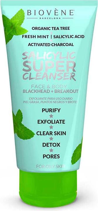 Actual product image Biovène Salicylic Super Cleanser for Face and Body Blackhead and Breakout 200ml (Gel, 200 ml)