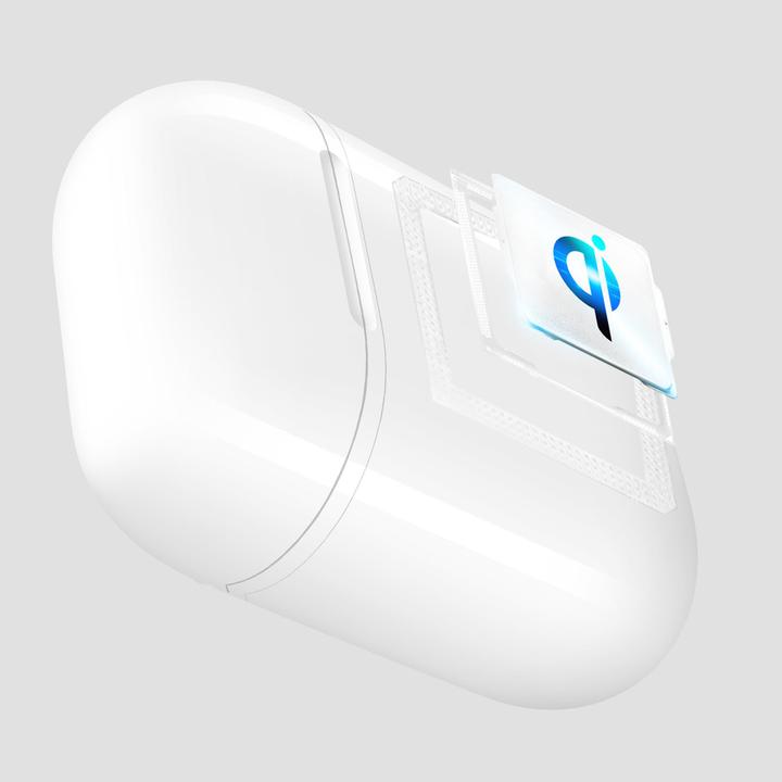 Immagine prodotto Hyper Hyperjuice Qi adattatore wireless AirPods bianco (Coperchio della custodia di ricarica)