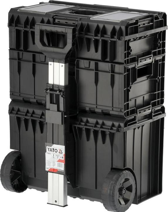 Actual product image Yato Workshop trolley Tool case Tool trolley empty Tool box Trolley (3 pieces)