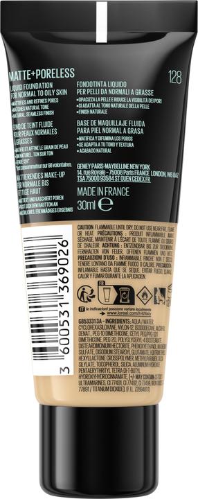 Actual product image Maybelline New York Fit Me (128 Warm Nude)