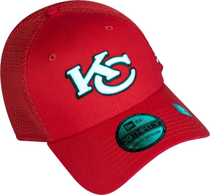 Actual product image New Era 39Thirty Stretch Mesh Cap - Kansas City Chiefs - M/L (M/L)