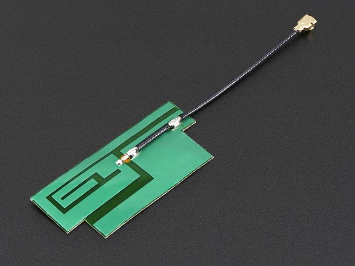 Produktbild OEM Slim Sticker-type GSM/Cellular Quad-Band Antenna - 3dBi uFL (Sender)