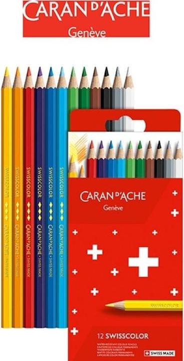 Actual product image Caran d'Ache Coloured pencils (Multicolor, 12 x)