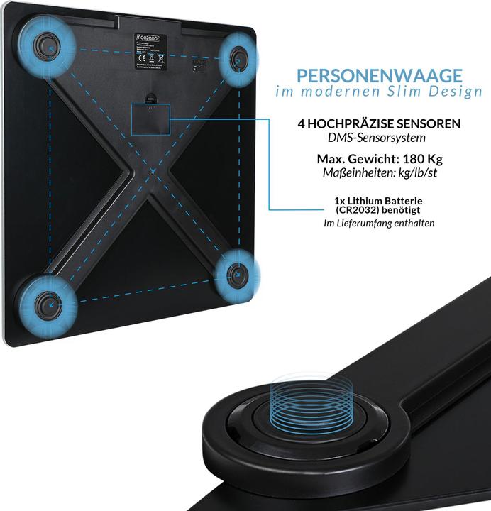 Actual product image Deuba Personal scales (180 kg)