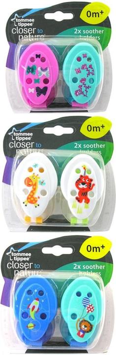 Actual product image Tommee Tippee soother holders, 2 pcs, 43336391 (2 x)