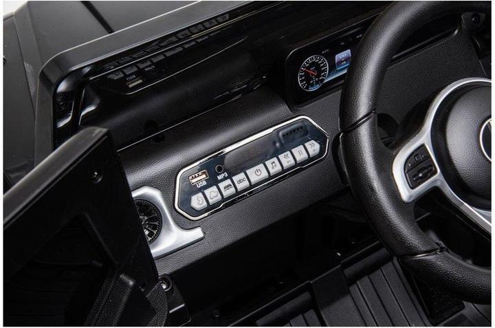 Image du produit Lean Toys Voiture électrique pour enfants Mercedes G500 noire (12 V)