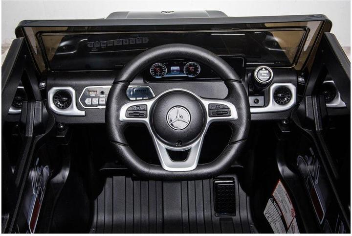 Image du produit Lean Toys Voiture électrique pour enfants Mercedes G500 noire (12 V)
