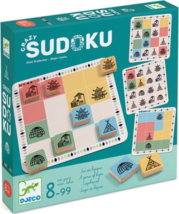 Produktbild Djeco Crazy sudoku (Englisch, Italienisch, Französisch, Deutsch)