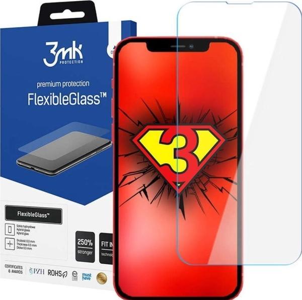 Actual product image 3MK FlexibleGlass screen protector, display film (1 Piece, Apple iPhone 13 Pro Max)