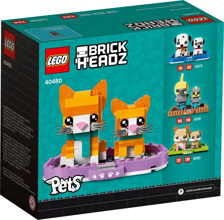 Immagine prodotto LEGO BrickHeadz Gatto soriano rosso 40480 (40480, LEGO Brickheadz)