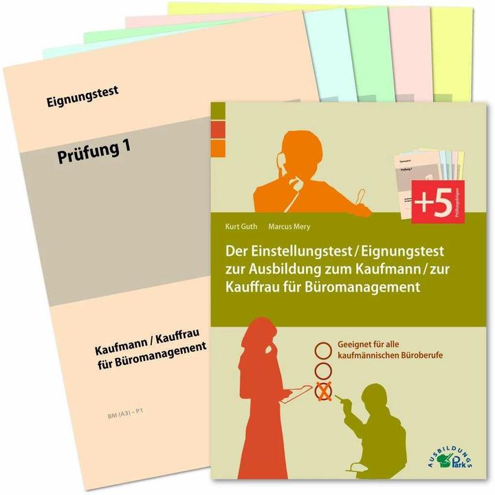 Produktbild Der Einstellungstest / Eignungstest zur Ausbildung zum Kaufmann / zur Kauffrau für Büromanagement (Deutsch, Marcus Mery, Kurt Guth, 2024)