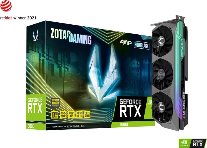 Produktbild Zotac GeForce RTX 3080 Trinity Gaming AMP Holo LHR (10 GB)