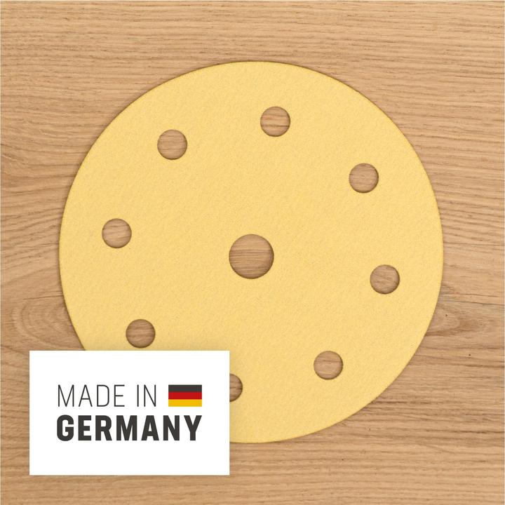 Actual product image Stier Universal grinding discs D125 / P120 / 8-hole (P120)