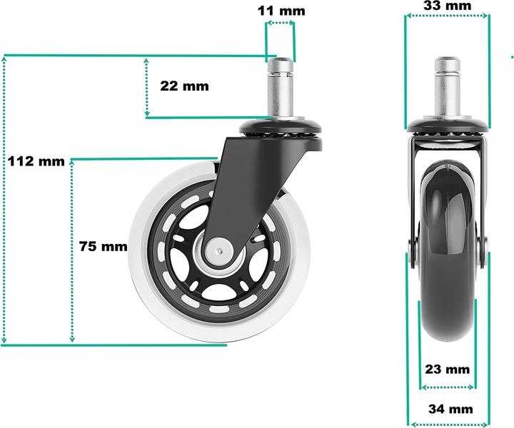 Actual product image XeloTech Rollers