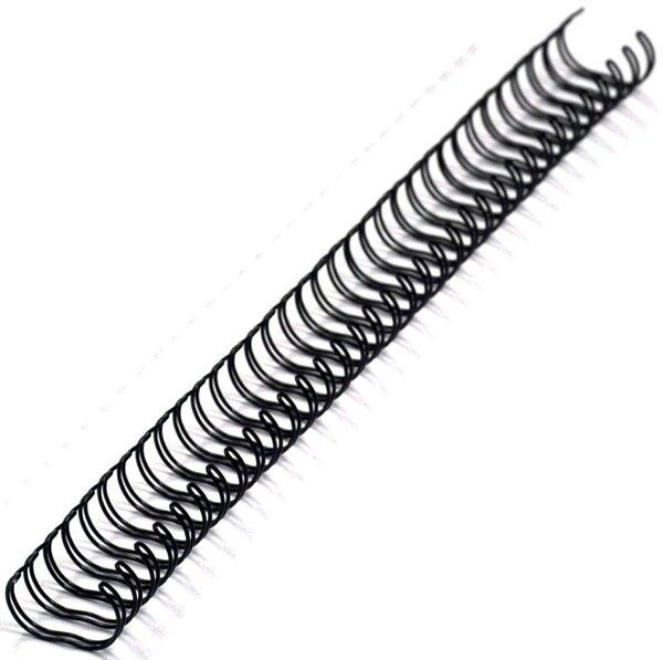 Actual product image RECOsystems Drahtkamm, DIN A4, Teilung 3:1, 34 Ringe, Durchmesser 7,9 mm, schwarz
