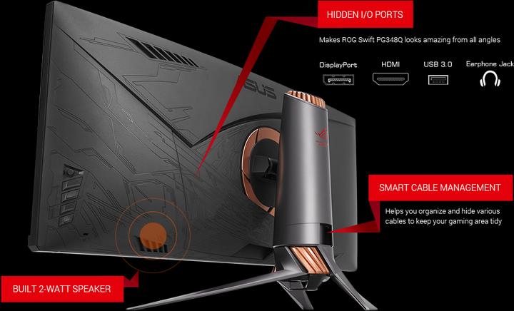 Actual product image ASUS ROG Swift PG348Q (3440 x 1440 pixels, 34")