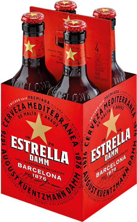 Malquerida Mediterranean Lager. The beer of Barcelona. (6 x 25 cl)