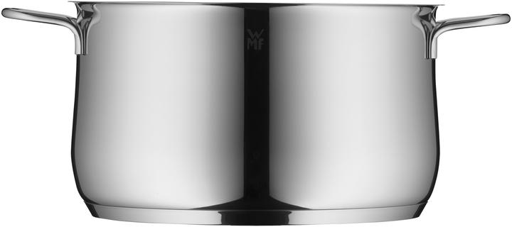 Produktbild WMF Kochtopf Fleischtopf Induktion 24cm Glasdeckel Diadem Plus Edelstahl 18/10 (24 cm, Kochtopf, Edelstahl)