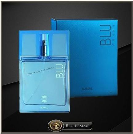 Actual product image Ajmal Blu Femme by Eau de Parfum Spray 50 ml (Eau de parfum, 50 ml)